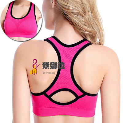 无钢圈调整型内衣 少女运动防震聚拢加厚文胸