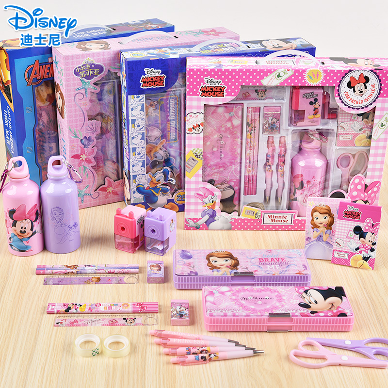 Disney Sophia princess pupil kettle Stationery Gift box suit birthday gift study Supplies Gift boxin the Toy/Childs/Puzzle/Building block/Model , Learning/Experiment/Painting stationery , Stationery Gift/Painting Set category - from Buy2taobao.com to provide professional Taobao agent buy service