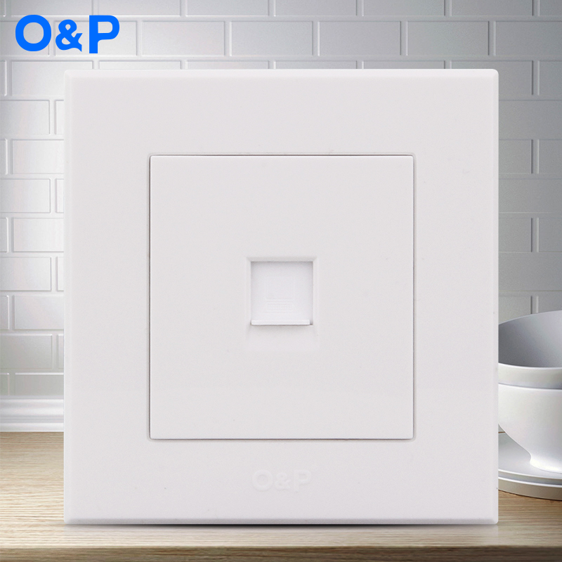 86 household Dark outfit switch socket Elegant white panel network Network cable socket panel switch A computer socketin the Electronic/Electrician , Outlet , Computer socket  category - from Buy2taobao.com to provide professional Taobao agent buy service
