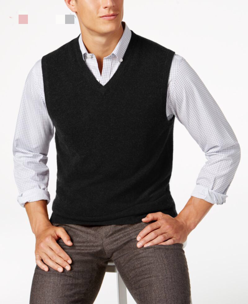 Special benefits European single man Cashmere Gentleman paragraph vest Solid knitting Cashmere sweaterin the Men's clothing, Knitwear/Sweaters category - from Buy2taobao.com to provide professional Taobao agent buy service