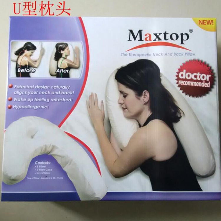 Side Sleeper Pro 側睡輔助枕側睡枕U型枕頭護腰枕床上睡眠在類目 牀上用品, 枕頭/枕芯/保健枕/頸椎枕中 - 來自Buy2taobao.com提供專業的淘寶代購服務