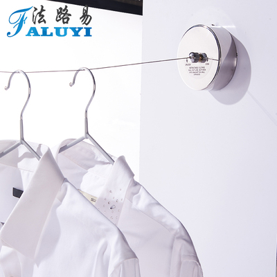 免打孔不锈钢晾衣绳晾衣架钢丝绳晾衣绳子酒店隐形伸缩凉衣晒衣绳
