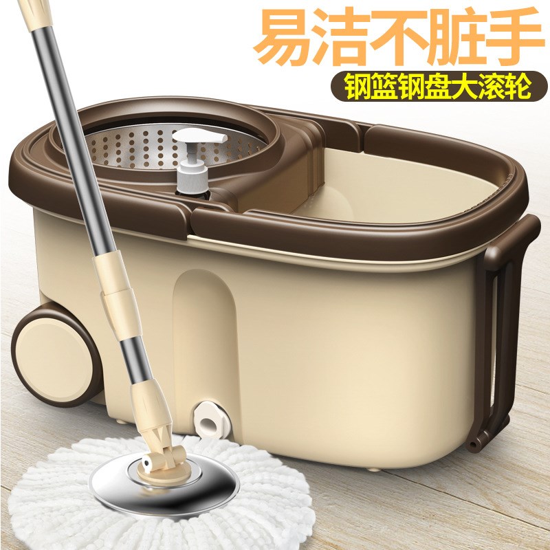 家用旋转式拖把带桶自动脱水免手洗甩干拖布墩布托把懒人拖地神器在类目 家庭/个人清洁工具, 家务/地板清洁用具, 旋转拖把中 - 来自Buy2taobao.com提供专业的淘宝代购服务