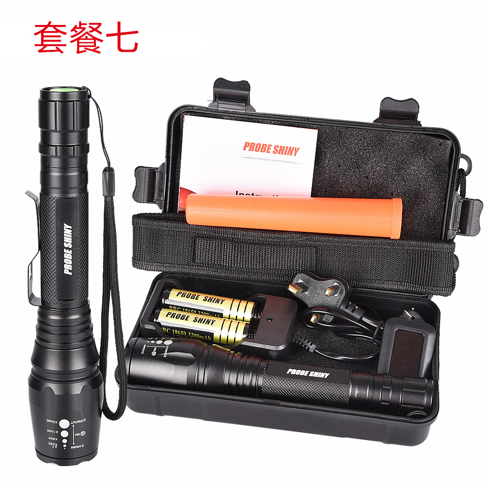 手电筒强光可充电超亮多功能露营防狼手电家用手电防水ed远射灯在类目 户外/登山/野营/旅行用品, 户外照明, 手电筒中 - 来自Buy2taobao.com提供专业的淘宝代购服务