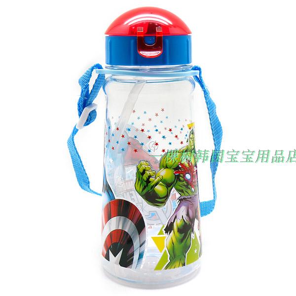 韓國寶寶餐具複仇者聯盟兒童抗菌吸管水杯水壺450ml 防漏可背在類目 餐飲具, 杯子/水杯/水壺, 吸管杯中 - 來自Buy2taobao.com提供專業的淘寶代購服務