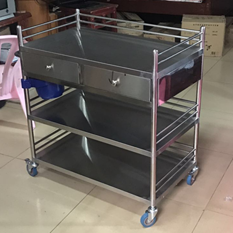 不锈钢医用小推车治疗车手术推车多功能医疗器械车牙科仪器美容车在类目 商业/办公家具, 医疗家具, 医药架中 - 来自Buy2taobao.com提供专业的淘宝代购服务