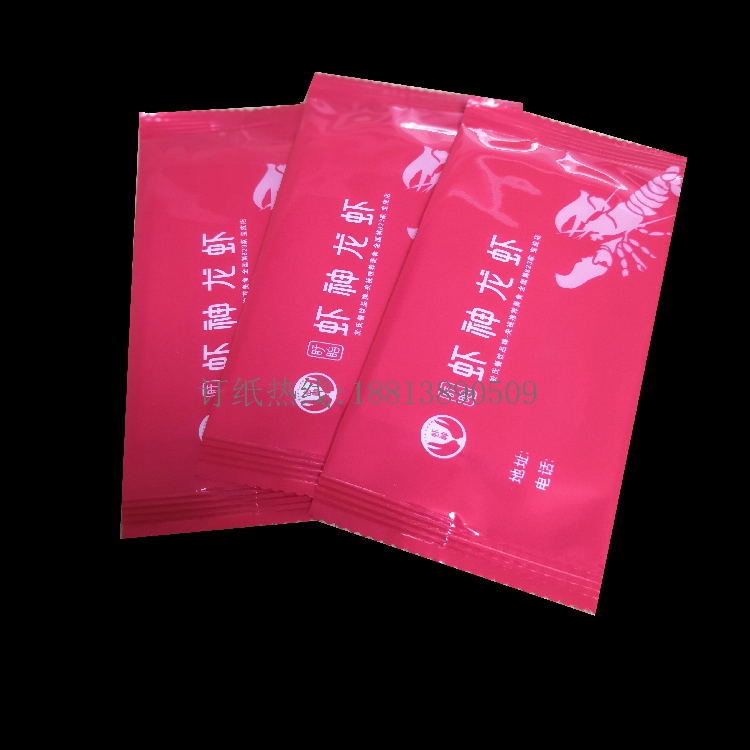 1片装湿巾纸小龙虾火锅店袋装一次性无纺布定制LOGO定做广告湿巾|msdalam kategori Care pembersih/tuala wanita/kertas/Aromatherapy, kertas/Wipes, Wipes - dari Buy2taobao.com untuk memberikan perkhidmatan ejen Taobao profesional membeli