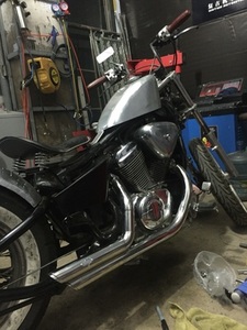 本田铁马天王400天王250竞速之星400改装哈