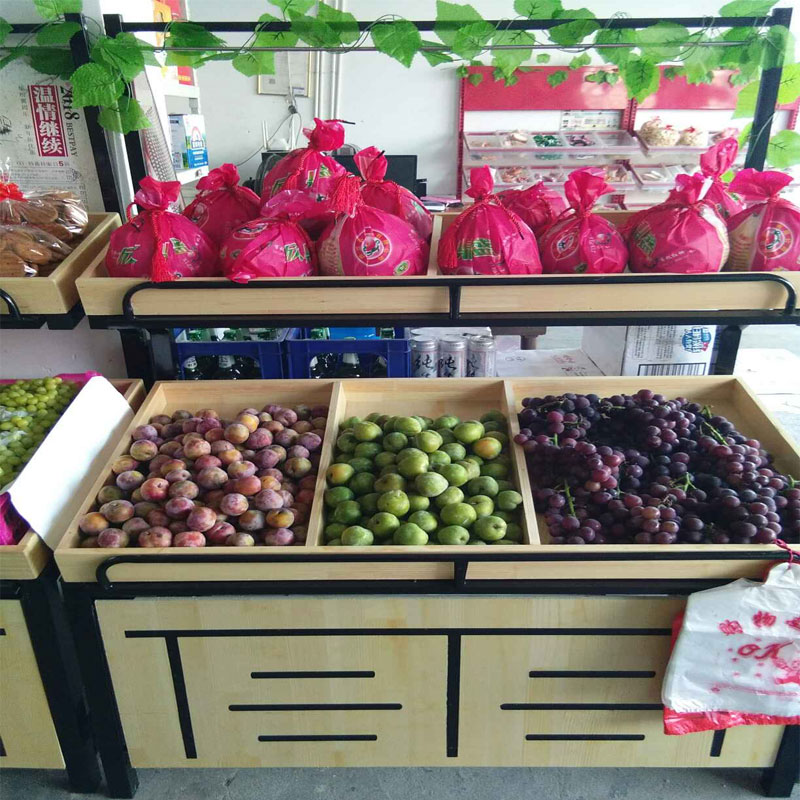 超市蔬菜水果货架子水果店货架果蔬架展示架木质超市超市木质钢木|ruв категории коммерческий/офисная мебель, полки/витрина, полки супермаркетов - от Buy2taobao.com для оказания профессиональной услуги покупки агента Taobao