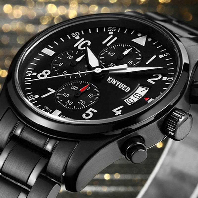 新款防水非全自动机械表 精钢表夜光多功能手表计时防水日历男表|msdalam kategori jam tangan, Watch - dari Buy2taobao.com untuk memberikan perkhidmatan ejen Taobao profesional membeli