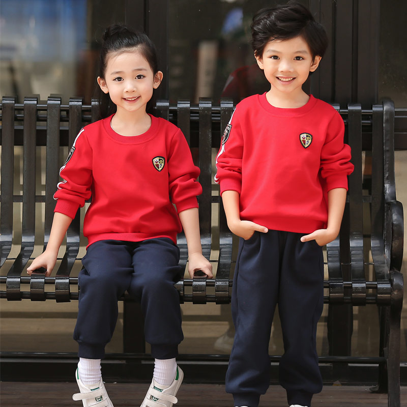 幼儿园园服春秋装韩版儿童班服老师套头运动服校服套装小学生卫衣在类目 童装/婴儿装/亲子装, 校服/校服定制中 - 来自Buy2taobao.com提供专业的淘宝代购服务