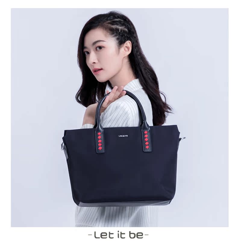 Let it be斜挎包女帆布包尼龙牛津布手提包简约编织通勤托特包包在类目 箱包皮具/热销女包/男包, 女士包袋中 - 来自Buy2taobao.com提供专业的淘宝代购服务