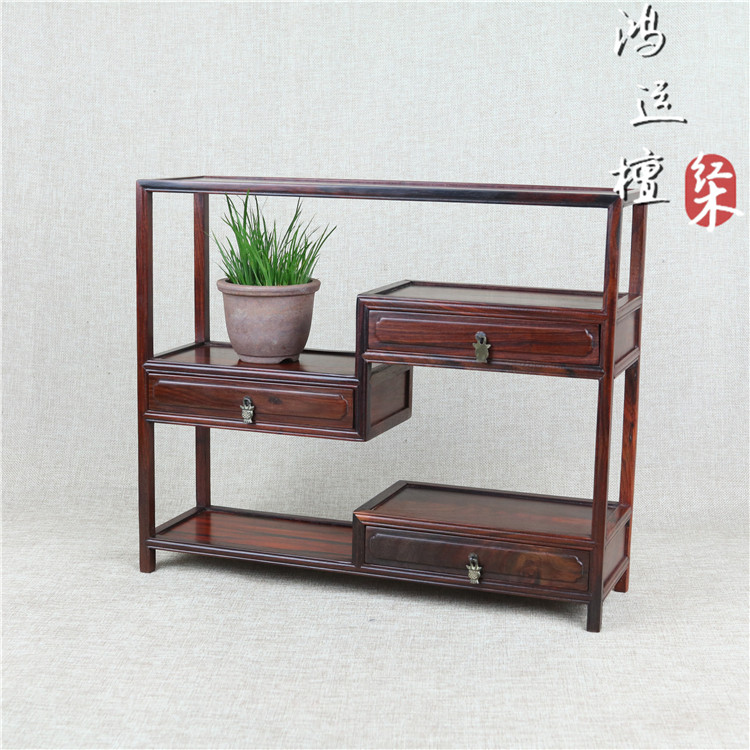红木工艺品博古架 红酸枝多宝架底座紫砂壶架茶壶架 盆景奇石底座|msdalam kategori Aksesori rumah, ukiran, ukiran kayu - dari Buy2taobao.com untuk memberikan perkhidmatan ejen Taobao profesional membeli