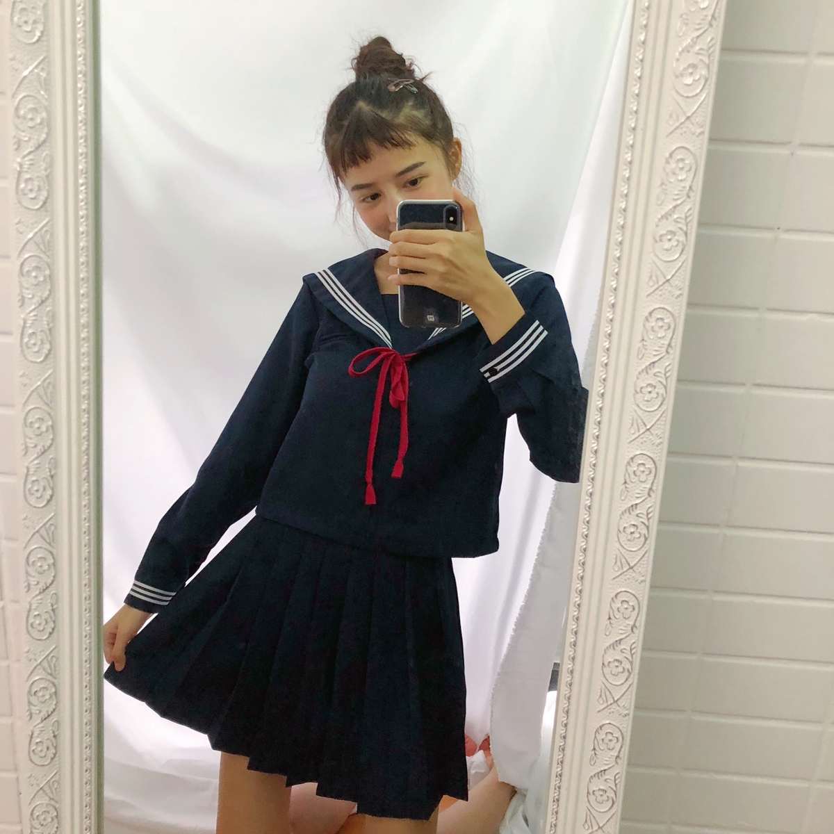 林小宅 jk制服水手服套装女日系长袖班服校服制服学生学院风套在类目 女装/女士精品, 套装/学生校服/工作制服, 学生校服中 - 来自Buy2taobao.com提供专业的淘宝代购服务