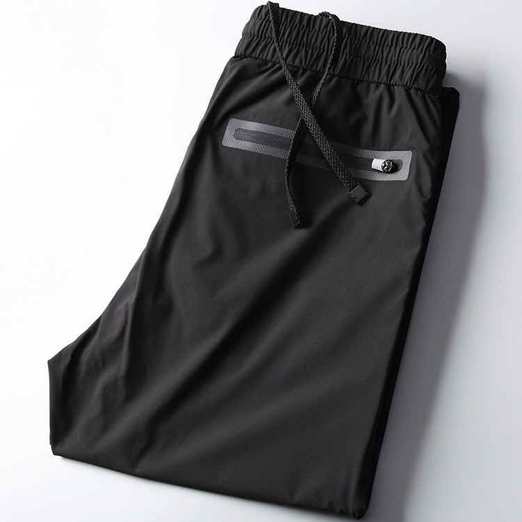 be beyond Think comfortable Light and thin ventilation summer Self cultivation black trousersin the Men's clothing, Casual pants category - from Buy2taobao.com to provide professional Taobao agent buy service