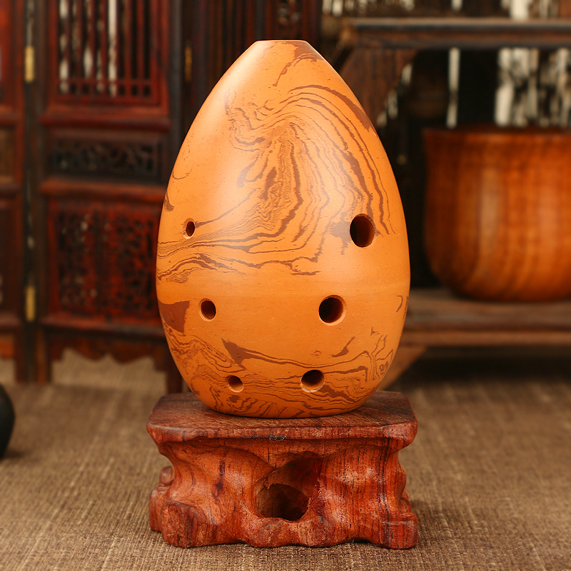 Siya Tao Xun Beginner introduction Practice Pear-shaped Pottery carving playin the Musical Instruments/Guitar/Piano/Fitting , Folk instruments , Ethnic wind instruments , Xun category - from Buy2taobao.com to provide professional Taobao agent buy service
