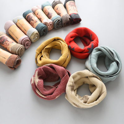 儿童脖套冬季围脖女童围巾秋冬韩版冬天护保暖宝宝男童潮小孩子冬