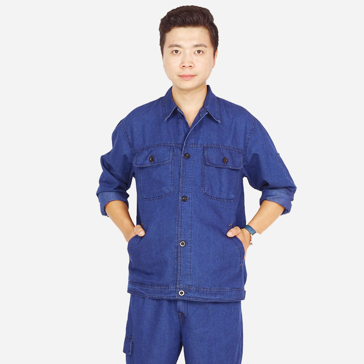 Japanese clothes factory workshop work clothes Factory clothing summer Denim overalls suit pure cotton Thin section electricianin the Men's clothing, Set , Tooling uniform category - from Buy2taobao.com to provide professional Taobao agent buy service