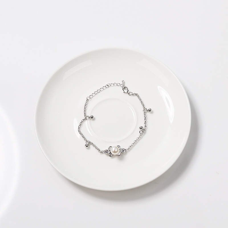 Pearl Market freshwater Pearl 7-8mm parts Inorganic Man-made gemstone Lucky clover Braceletin the Jewelry/Diamond/Jade/Gold , Natural pearls (New) , Bracelets category - from Buy2taobao.com to provide professional Taobao agent buy service