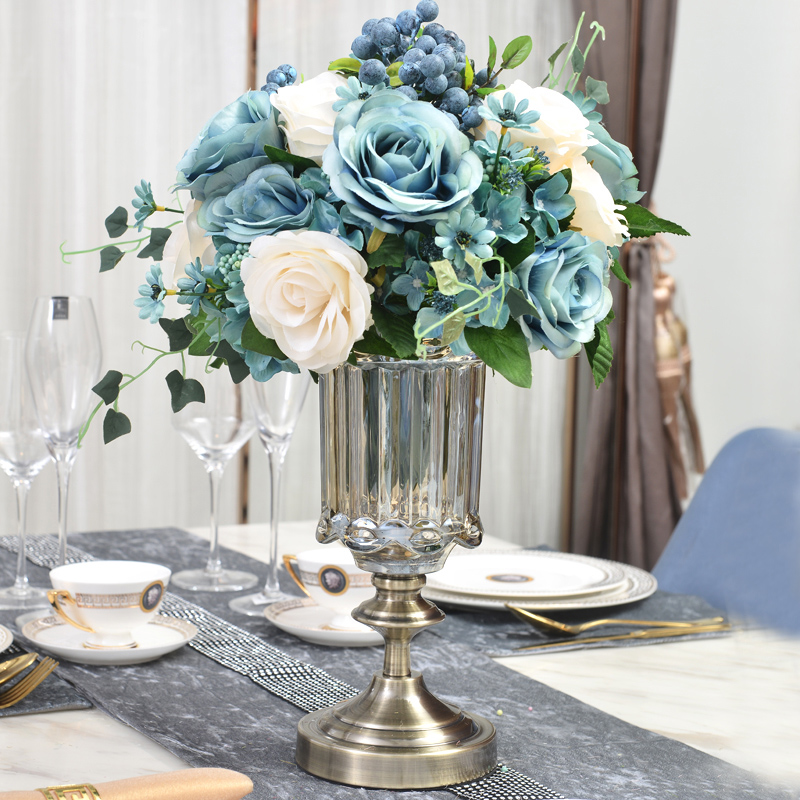 European and American vase High-end atmosphere a living room TV cabinet decorate vase table Entrance Bronze vase Decorationin the Home accessories , Vase/Flower/Artificial flowers/Imitation jewelry , Flower/Vase , Vase category - from Buy2taobao.com to provide professional Taobao agent buy service