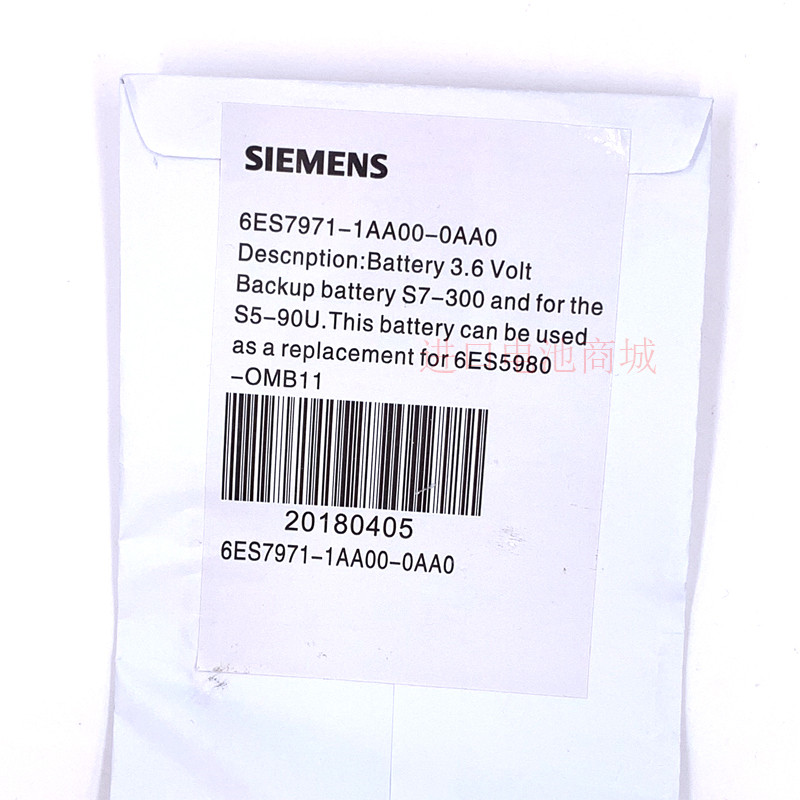 Siemens original 6ES7971 6ES7 971-1AA00-0AA0 S7-300 PLC CPU Batteryin the 3C Digital Accessories, Dry cell/Rechargeable Battery/Set , Ordinary batteries category - from Buy2taobao.com to provide professional Taobao agent buy service