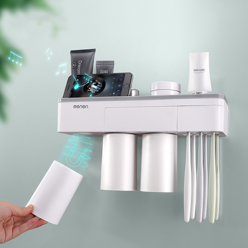 fashion Magnetic attraction Cups suit household Brushing Cup Shelf Shelf Tooth-cylinder lovers Toothbrush cupin the Family/Personal Cleaning Tools , Sanitary appliances/Bathroom accessories , Toothbrush holder/Teeth bench category - from Buy2taobao.com to provide professional Taobao agent buy service