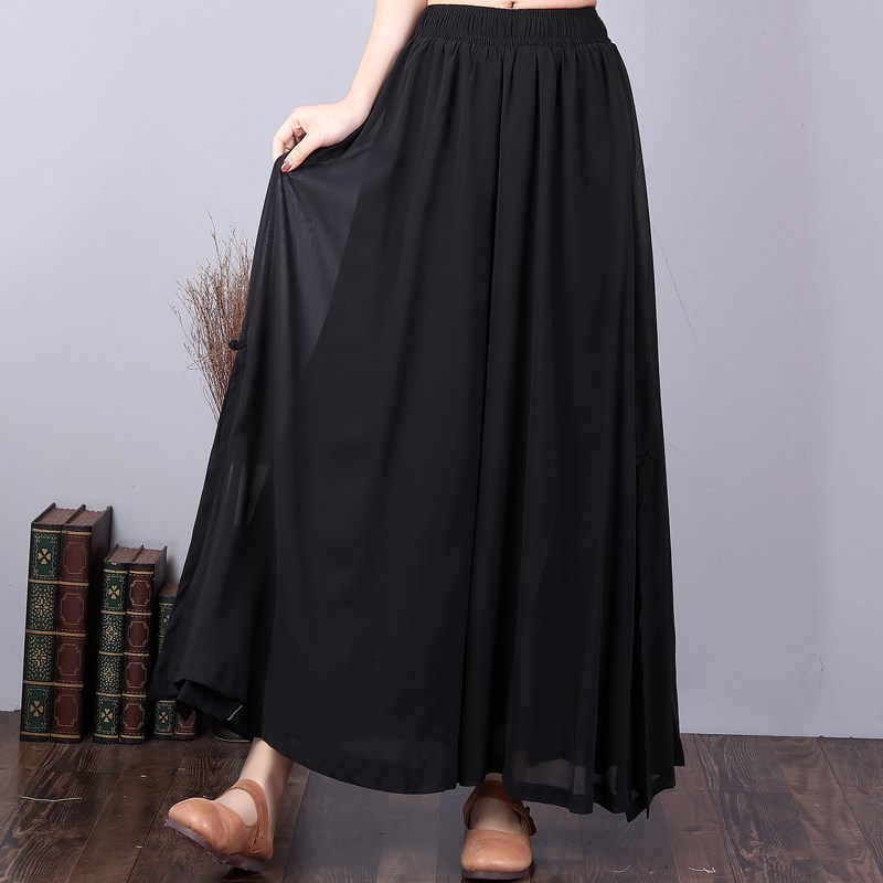 欧琪 Ling literature double-deck Wide leg pants summer new pattern frog Organza Large yoga Culottes 119in the Women's clothing/Boutique , Pants , Casual pants category - from Buy2taobao.com to provide professional Taobao agent buy service