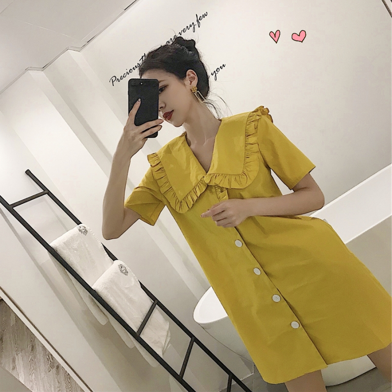 大码胖妹妹mm2019夏装新款洋气减龄宽松遮肚显瘦连衣裙微胖裙子女|msdalam kategori Butik wanita / wanita, wanita saiz besar - dari Buy2taobao.com untuk memberikan perkhidmatan ejen Taobao profesional membeli