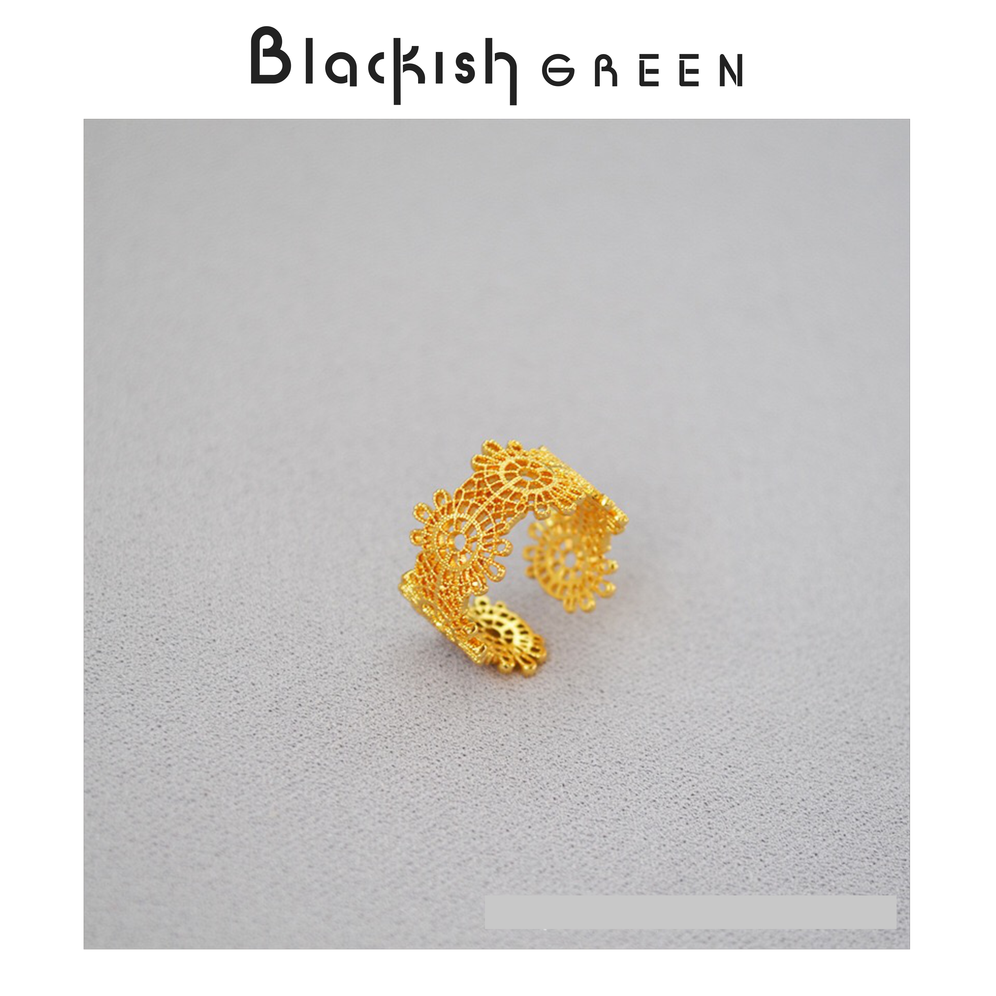 【墨绿GREEN】奢华复古宫廷风 纯铜镀18K 镂空蕾丝花开口可调戒指在类目 个性定制/设计服务/DIY, 饰品定制, 戒指手链定制中 - 来自Buy2taobao.com提供专业的淘宝代购服务