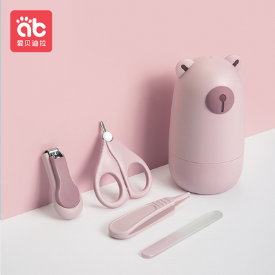 婴儿指甲剪套装宝宝剪刀新生儿专用指甲钳用品婴幼儿童护理工具