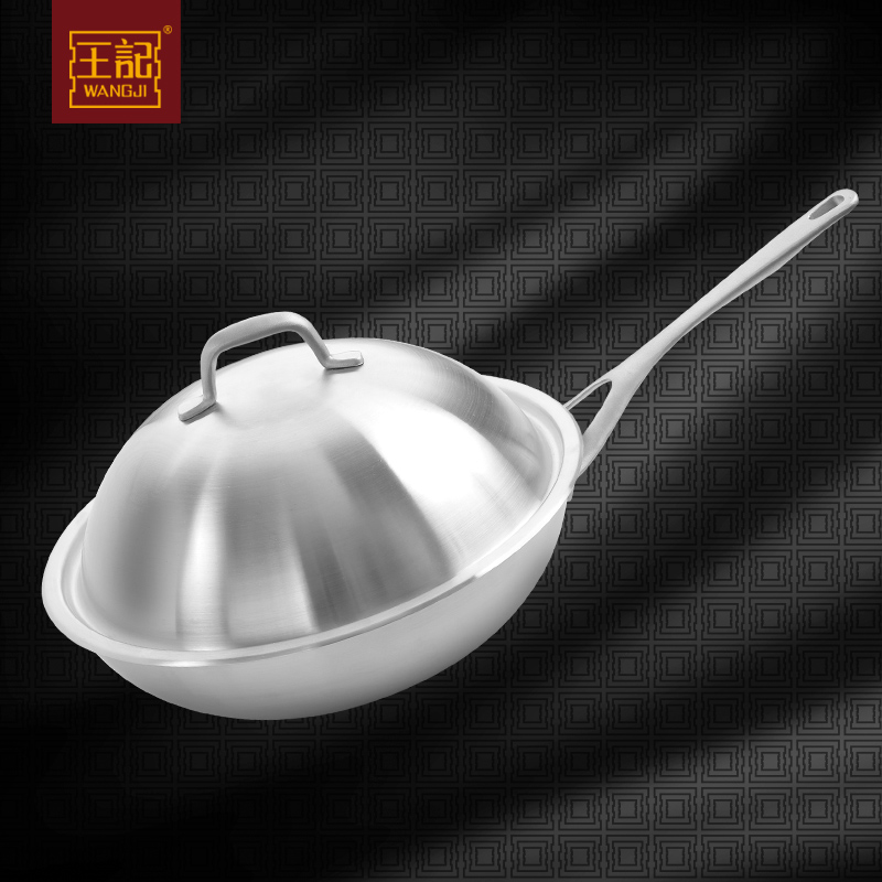 王记金门菜刀蒂圣304不锈钢炒锅无涂层健康钢锅30CM在类目 厨房/烹饪用具, 烹饪用具, 锅具/煲/烧水壶, 炒锅中 - 来自Buy2taobao.com提供专业的淘宝代购服务