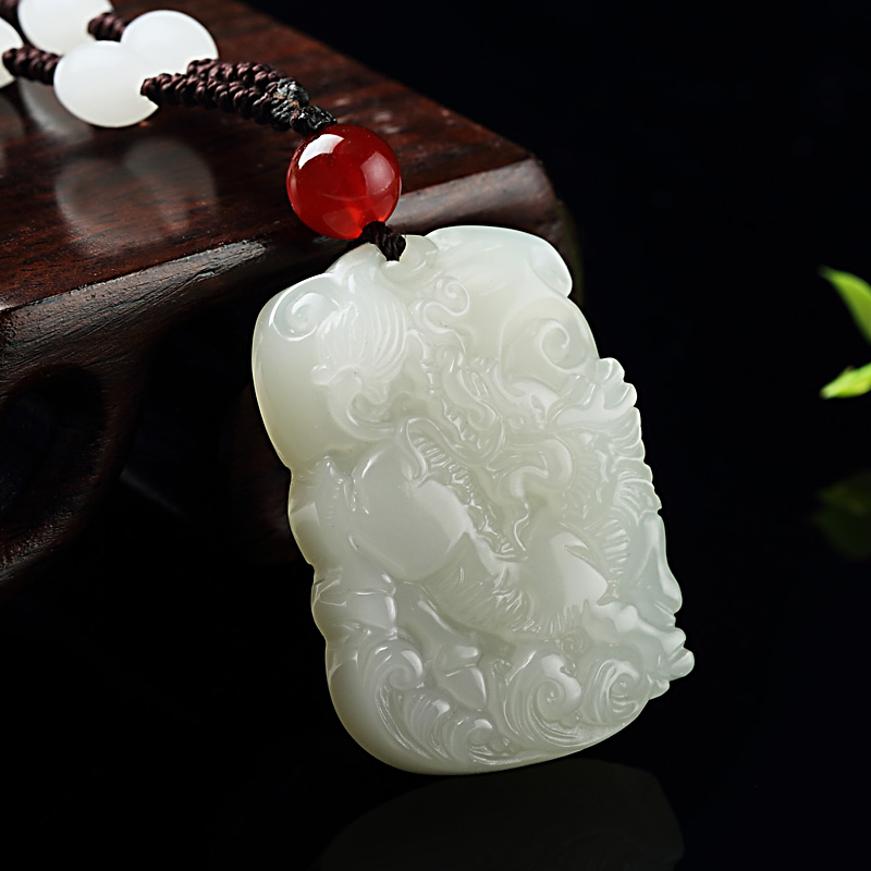 Xinjiang Hetian brave troops Pendant man Men's Large lady White jade Lovers money Necklace jade Jadein the Accessories/Fashion Jewelry, Pendant/Pendant category - from Buy2taobao.com to provide professional Taobao agent buy service