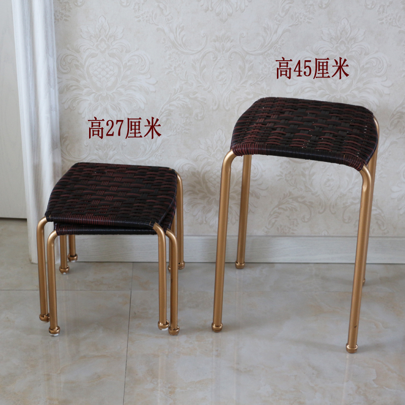 藤编凳子塑料时尚餐桌凳子藤矮凳儿童凳家用成人凳阳台凳换鞋凳|msdalam kategori perabot kediaman, Kerusi kelas, najis, najis rendah - dari Buy2taobao.com untuk memberikan perkhidmatan ejen Taobao profesional membeli