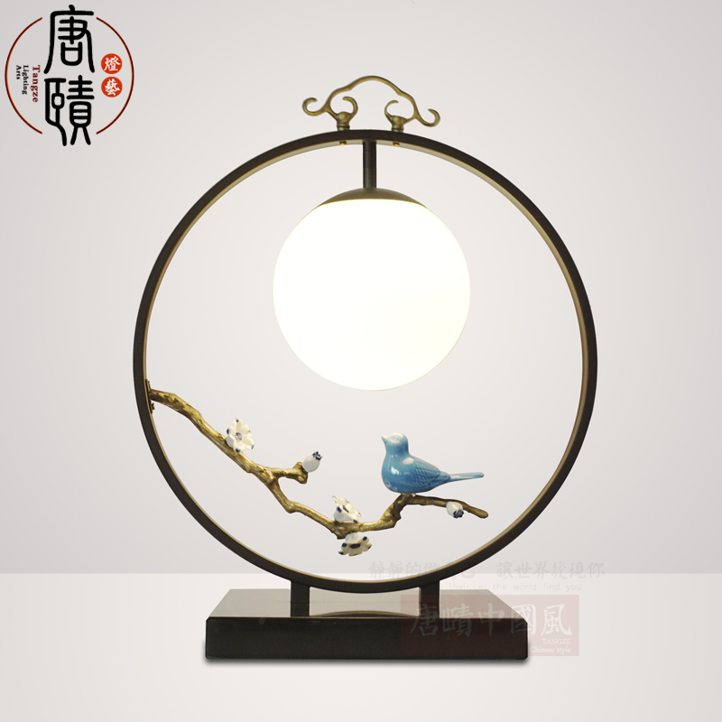 创意艺术台灯复古典手绘灯罩台灯具 卧室床头灯客厅书房酒店灯饰在类目 家装主材, 灯具灯饰, 台灯, 装饰台灯中 - 来自Buy2taobao.com提供专业的淘宝代购服务