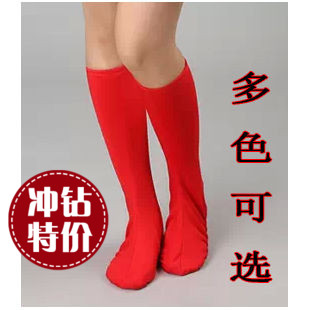 成人舞蹈鞋套蒙古藏族靴套民族女兵军装舞台袜套表演出服长筒红色|ruв категории Женская одежда, костюм/национальная одежда/театр костюм, национальная одежда/этап погрузки - от Buy2taobao.com для оказания профессиональной услуги покупки агента Taobao