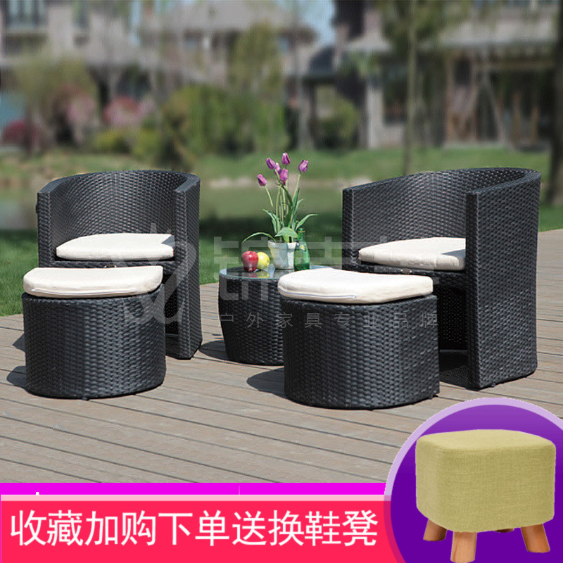 outdoors Garden Tables and chairs balcony Rattan sofa Tables and chairs hotel leisure time courtyard Tables and chairs combination Rattan furniturein the Residential furniture , Outdoor/Patio furniture , Chairs Kit category - from Buy2taobao.com to provide professional Taobao agent buy service