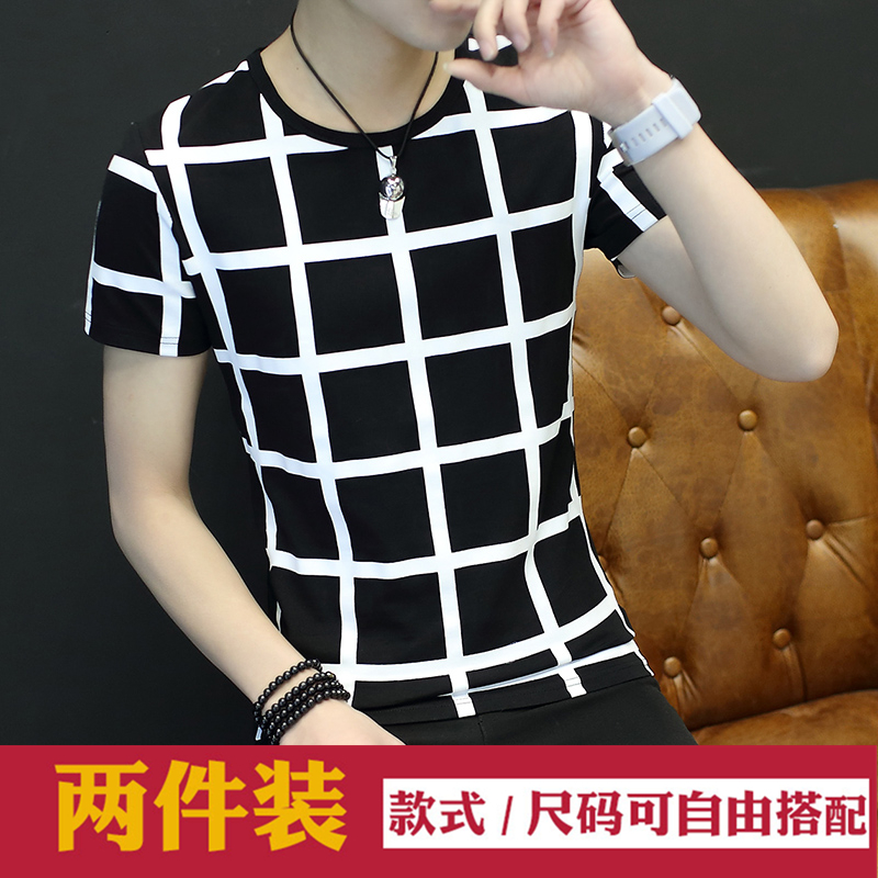 夏季韓版hmt恤男青少年短袖圓領修身體恤半袖衣服男裝學生上衣服在類目 男裝, T恤中 - 來自Buy2taobao.com提供專業的淘寶代購服務