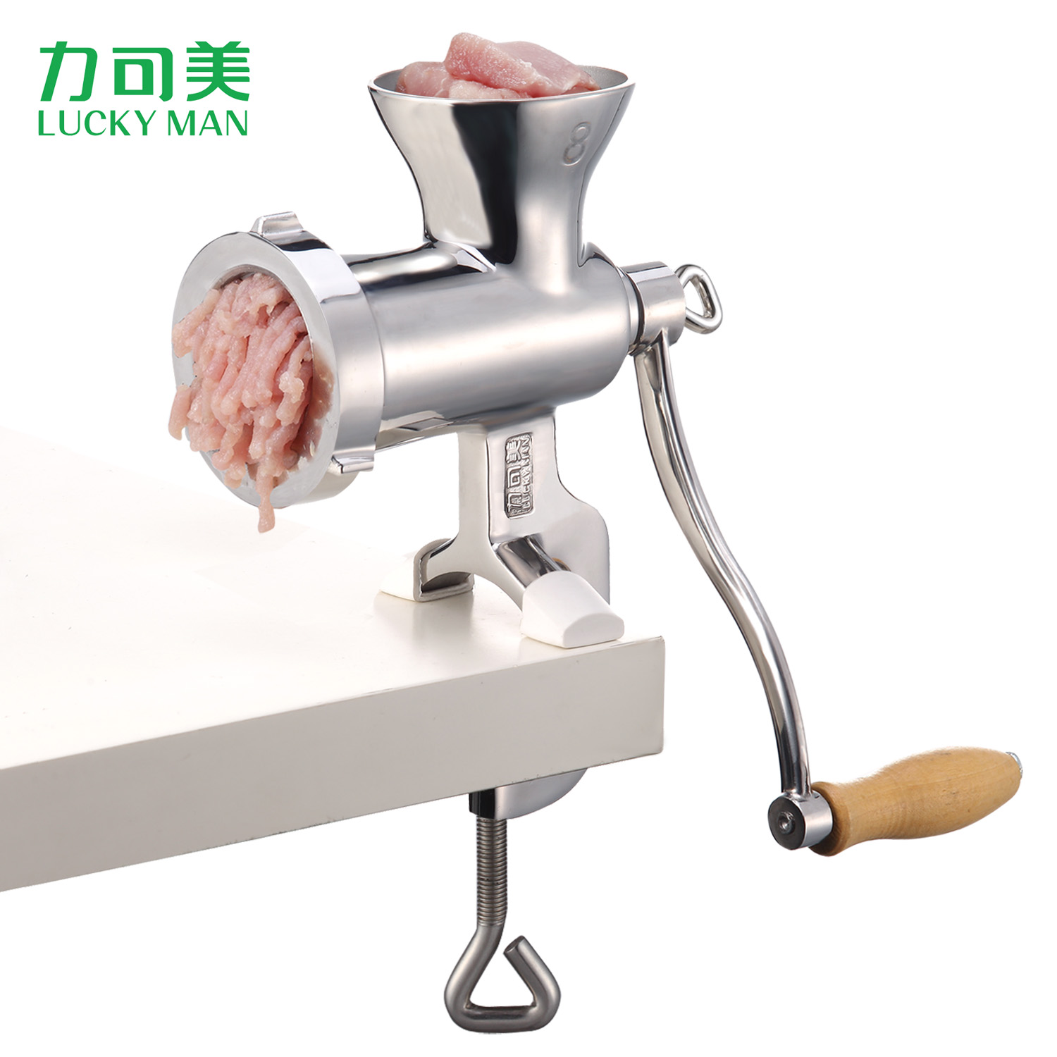 Force can be beautiful JR08 Manual Stainless steel Mincer household small-scale Hand shake Minced meat Mill Enemain the Kitchen/Cooking utensils , Kitchen Gadgets/Kitchen storage , Mincer/Mince treasure category - from Buy2taobao.com to provide professional Taobao agent buy service