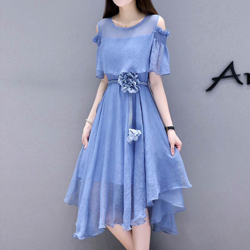 Chiffon Dress 2019 Summer wear fairy Sweet Show thin summer Mid length version strapless skirtin the Outdoor/Mountaineer/Camping/Travel Goods , Outdoor clothing , Emergency underwear , Jackets category - from Buy2taobao.com to provide professional Taobao agent buy service