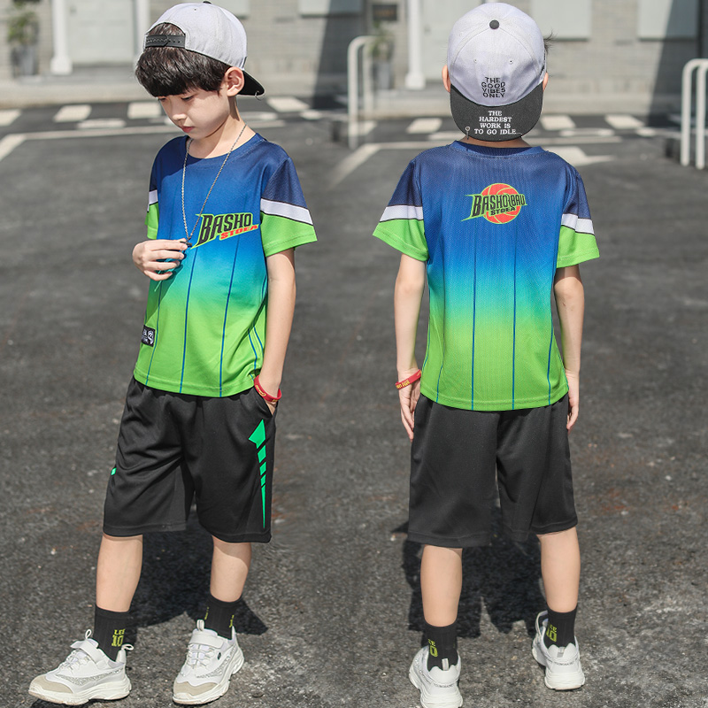 童装男童夏季运动套装2019新款中小学生足球服男孩薄款短袖两件套在类目 童装/婴儿装/亲子装, 儿童户外服, 儿童运动套装中 - 来自Buy2taobao.com提供专业的淘宝代购服务