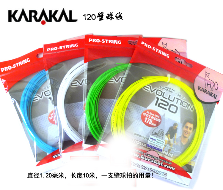 波斯貓KARAKAL 速度細專業壁球拍線EVO120 耐用 壁球線壁球拍線在類目 運動/瑜伽/健身/球迷用品, 壁球, 壁球拍線中 - 來自Buy2taobao.com提供專業的淘寶代購服務