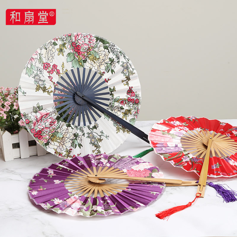【和扇堂】夏日360度折扇 圆形头青竹风车扇 女士扇子 樱花款多色在类目 居家日用, 扇/迷你风扇/配件/冰垫/冰贴, 扇子中 - 来自Buy2taobao.com提供专业的淘宝代购服务