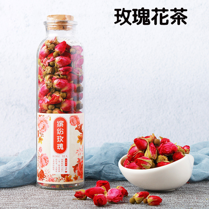 玫瑰花茶玻璃瓶装 花草茶 茶叶花茶无硫干花茶泡水喝女人调理茶在类目 茶, 代用/花草/水果/再加工茶, 代用/花草茶中 - 来自Buy2taobao.com提供专业的淘宝代购服务