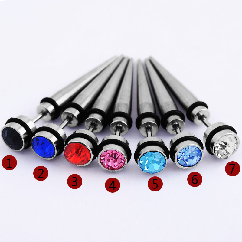 Korean Edition fashion Titanium Earrings Anti allergy Fade man Diamond rivets Ear Studs personality Exaggeration Bone nailin the Accessories/Fashion Jewelry, Earring , Earrings category - from Buy2taobao.com to provide professional Taobao agent buy service