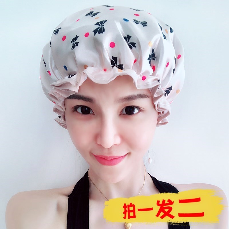 淋浴浴帽防水加大成人女款加厚可愛洗頭帽防油帽洗澡在類目 家庭/個人清潔工具, 個人洗護清潔用具, 浴帽中 - 來自Buy2taobao.com提供專業的淘寶代購服務