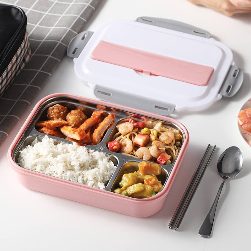 饭盒便当小学生上班族餐盘分格304不锈钢食堂简约成人日式儿童隔在类目 餐饮具, 餐具, 饭盒/保温桶/保温提锅中 - 来自Buy2taobao.com提供专业的淘宝代购服务
