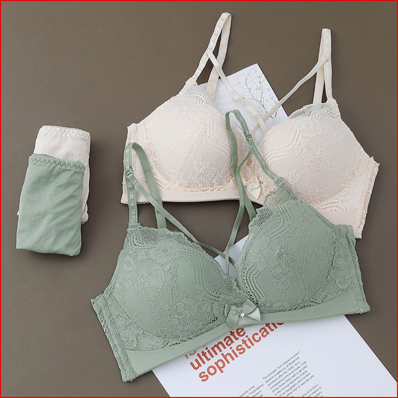 I品牌新款内衣女厚款聚拢小胸 性感蕾丝上托收副乳无钢圈文胸套装|msdalam kategori Pakaian Dalam/seluar dalam lelaki/tracksuit, Bra - dari Buy2taobao.com untuk memberikan perkhidmatan ejen Taobao profesional membeli