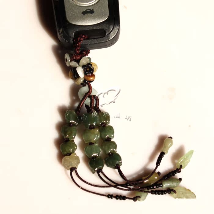 quality goods natural Jade Fortune pig Pepper gourd Apple Dubbo automobile Key chain Bag hangingin the Car/Articles/Fitting/Refit , Car Accessories/The jewelry , Driving personal items , Car Keychain category - from Buy2taobao.com to provide professional Taobao agent buy service
