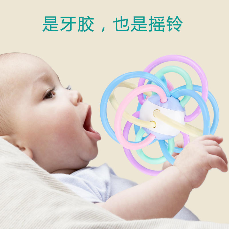 婴儿玩具3-6-12个月益智女宝宝摇铃硅胶新生儿童0-1岁男孩|ruв категории игрушка/коляска/головоломка/блоки/модель, детей кольцо/ткань играть/успокоить игрушки, хрип - от Buy2taobao.com для оказания профессиональной услуги покупки агента Taobao