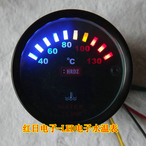 红日电子-汽车 摩托车 改装车仪表 LED水温表 油温表 半圆水温表|msdalam kategori motosikal/Equipment/Fitting, Aksesori Motosikal - dari Buy2taobao.com untuk memberikan perkhidmatan ejen Taobao profesional membeli
